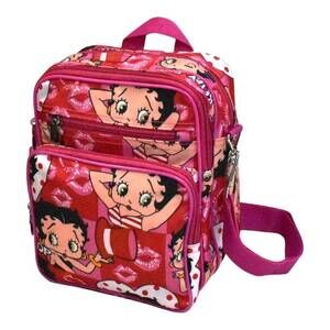 NEW BETTY BOOP girl's travel utility bag in pink